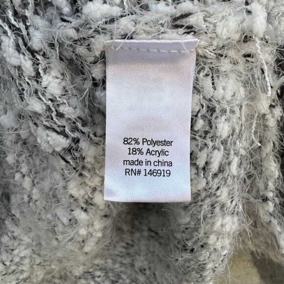 So Cozy Plush Textured Fuzzy Womens V Neck Long Sleeve Comfy Knit Sweater XL - Picture 5 of 8